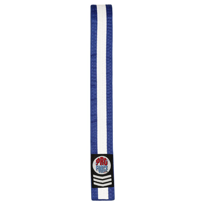ProForce® II 1.5" Double Wrap White Stripe Karate Belt