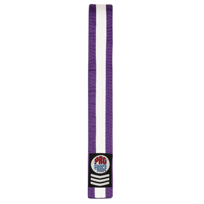 ProForce® II 1.5" Double Wrap White Stripe Karate Belt