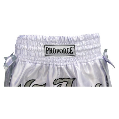 ProForce Sport® Angel Wing Muay Thai Shorts - w/ White Bows