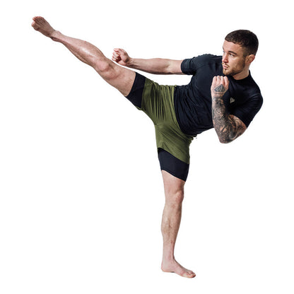 T16 2-in-1 Compression MMA Shorts