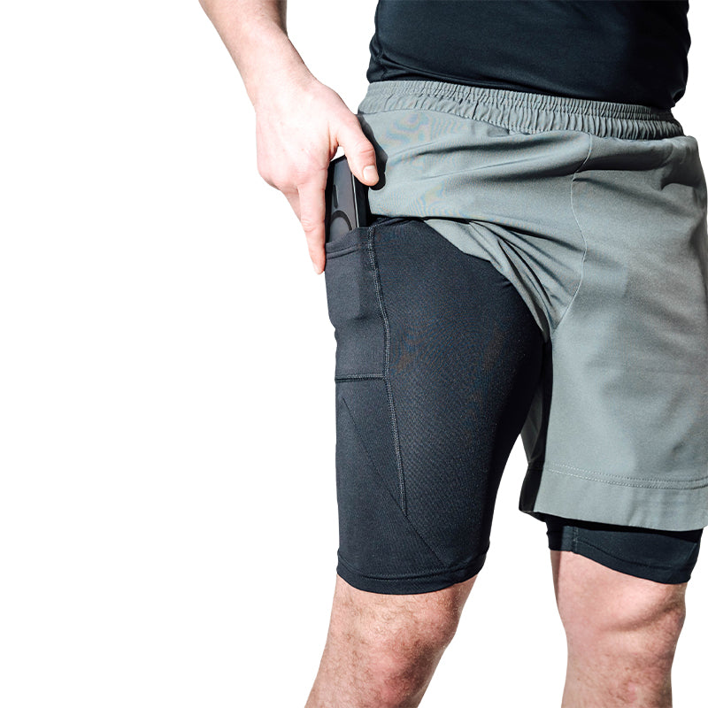 T16 2-in-1 Compression MMA Shorts