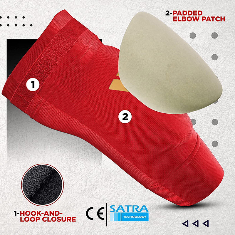 RDX HY CE Certified Padded Elbow Sleeve for Muay Thai & MMA Workout OEKO-TEX® Standard 100 certified
