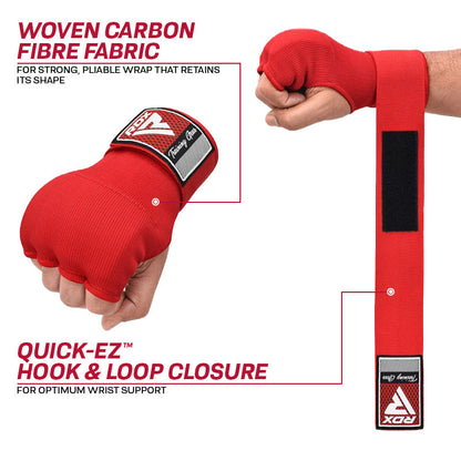 RDX IS Gel Padded Inner Gloves Hook & Loop Wrist Strap for Knuckle Protection OEKO-TEX® Standard 100 certified