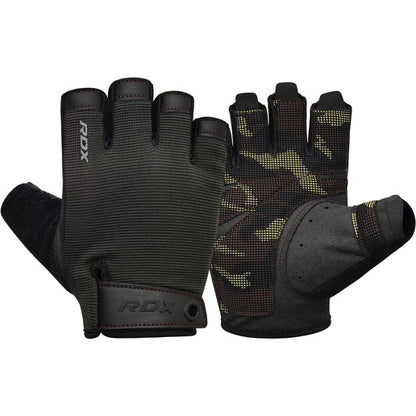 RDX T2 Weightlifting Half Finger Gym Gloves