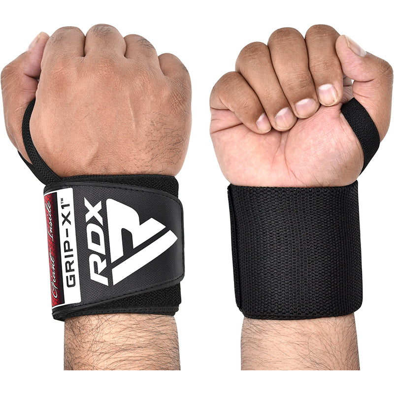RDX W3 IPL USPA Approved Powerlifting Wrist Support Wraps with Thumb Loops OEKO-TEX Standard 100 certified