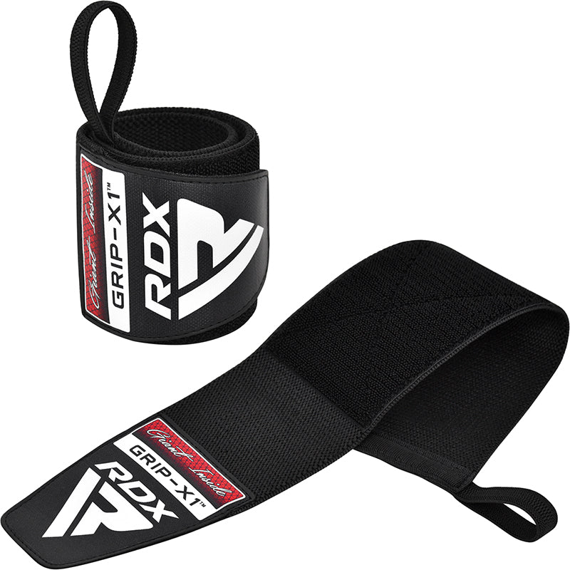 RDX W3 IPL USPA Approved Powerlifting Wrist Support Wraps with Thumb Loops OEKO-TEX Standard 100 certified