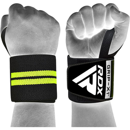 RDX W3 IPL USPA Approved Powerlifting Wrist Support Wraps with Thumb Loops OEKO-TEX Standard 100 certified