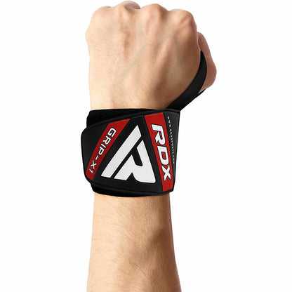 RDX W3 IPL USPA Approved Powerlifting Wrist Support Wraps with Thumb Loops OEKO-TEX Standard 100 certified